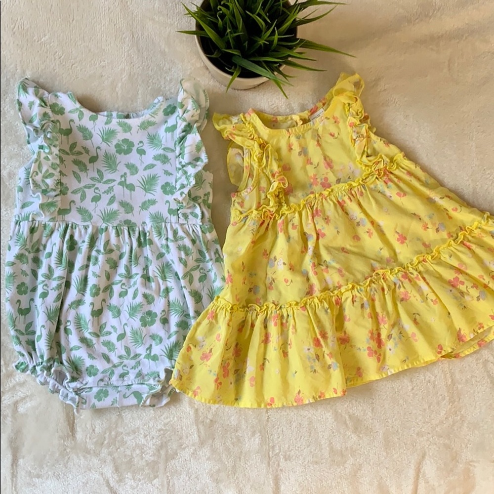 Janie and Jack bodysuit,Oshkosh dress